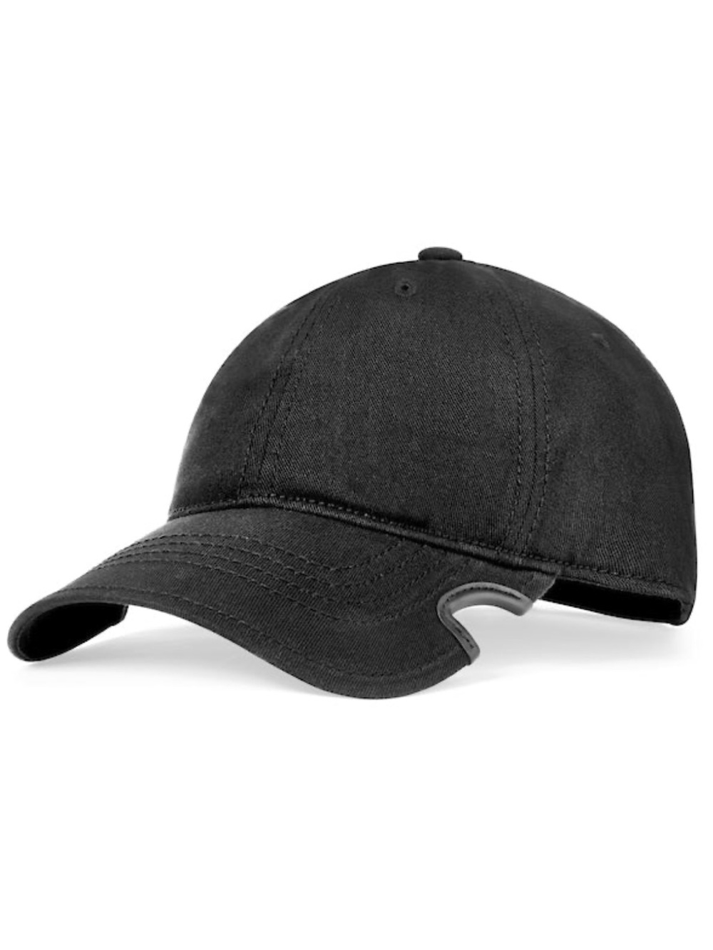 Notch Gear Classic Adjustable Black Cotton Ponytail Baseball Cap
